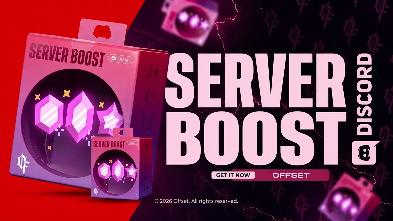 Discord 1 Month 14x Level 3 Server Boost
